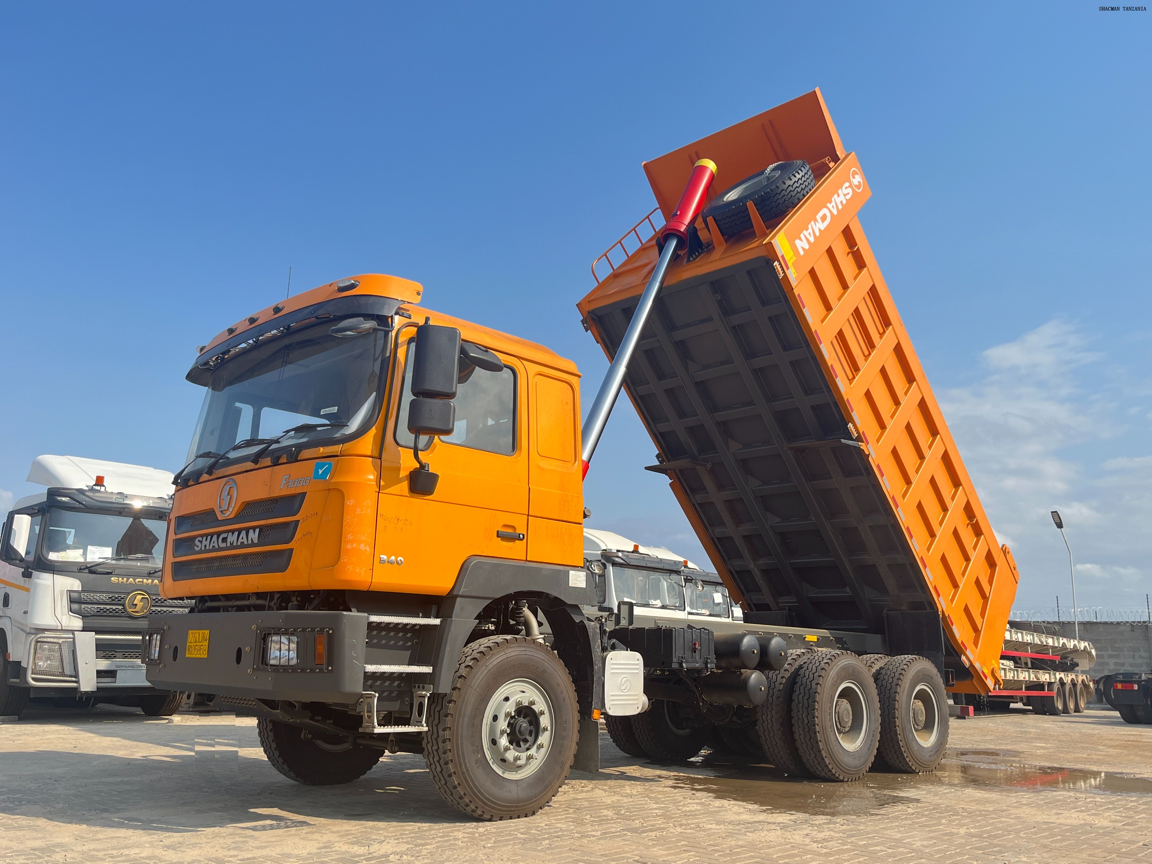 cheap shacman f3000 tipper dump trucks in Tanzania sellling at special price
