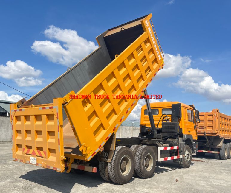 cheap shacman f3000 tipper dump trucks in Tanzania sellling at special price