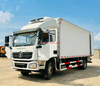 4*2 210hp 45cbm SHACMAN L3000 reefer truck refrigerator in Tanzania for sale