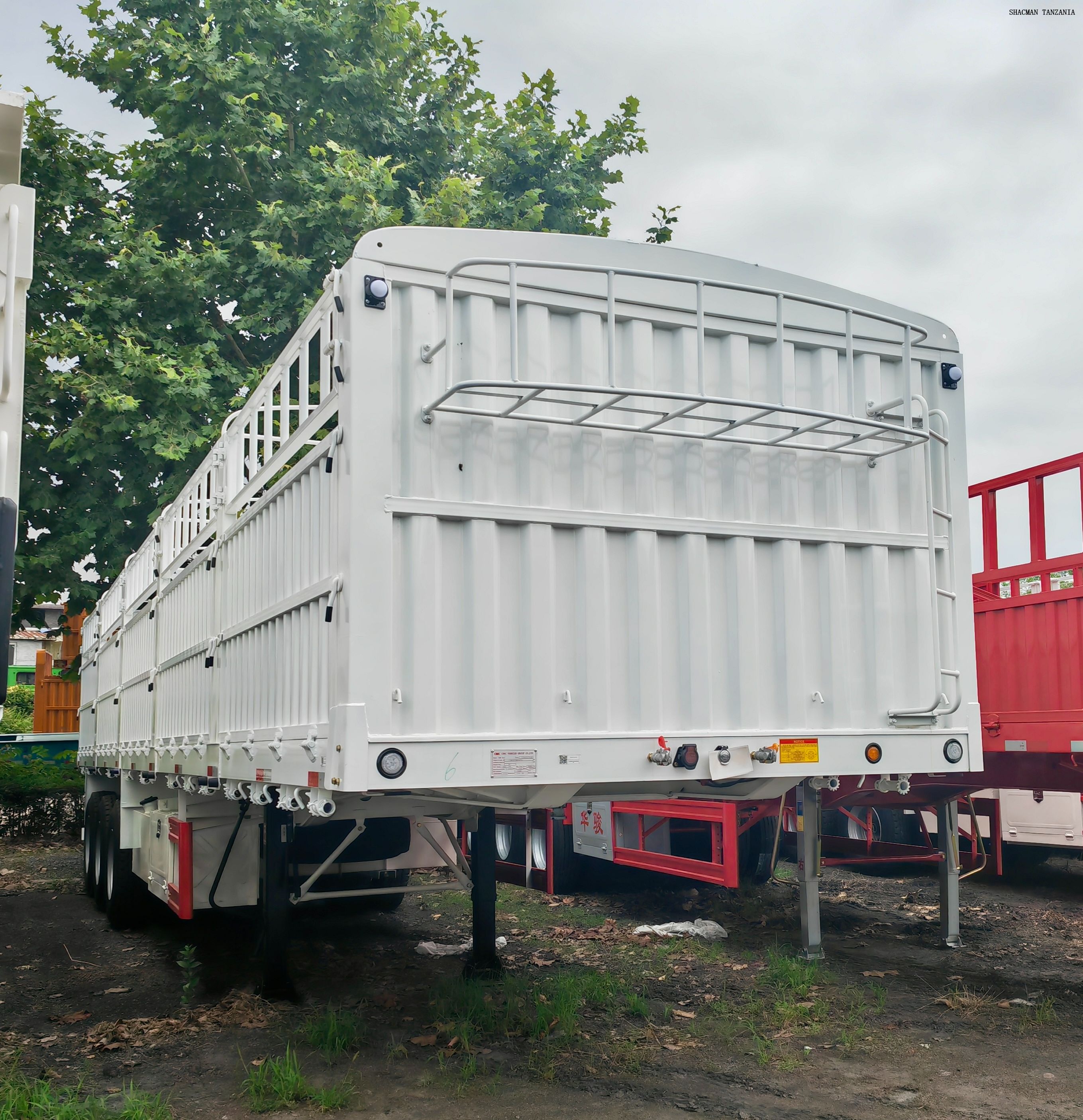 3-axle CIMC dropside