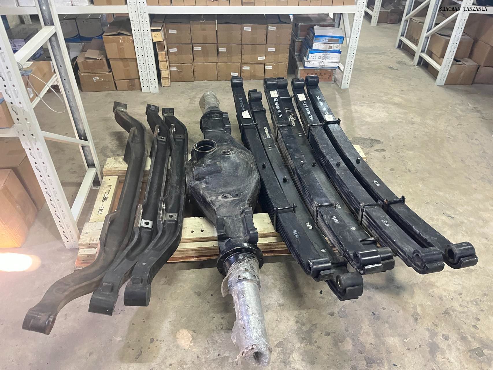 parts for axle of SHACMAN trucks in Tanzania