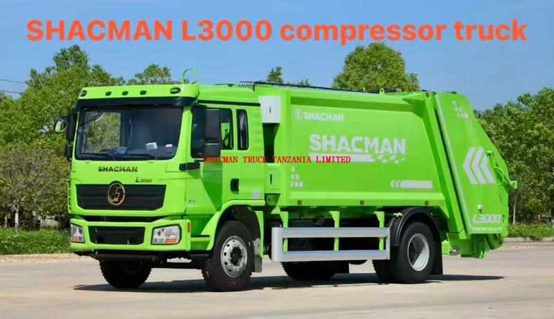 4*2 14cbm SHACMAN L3000 compressed garbage truck for sale 