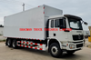 210hp SHACMAN L3000 dry box truck for sale RHD for Tanzania 16Ton loading