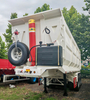 3-axle 37.5cbm 60Ton CIMC tiipper trailer 