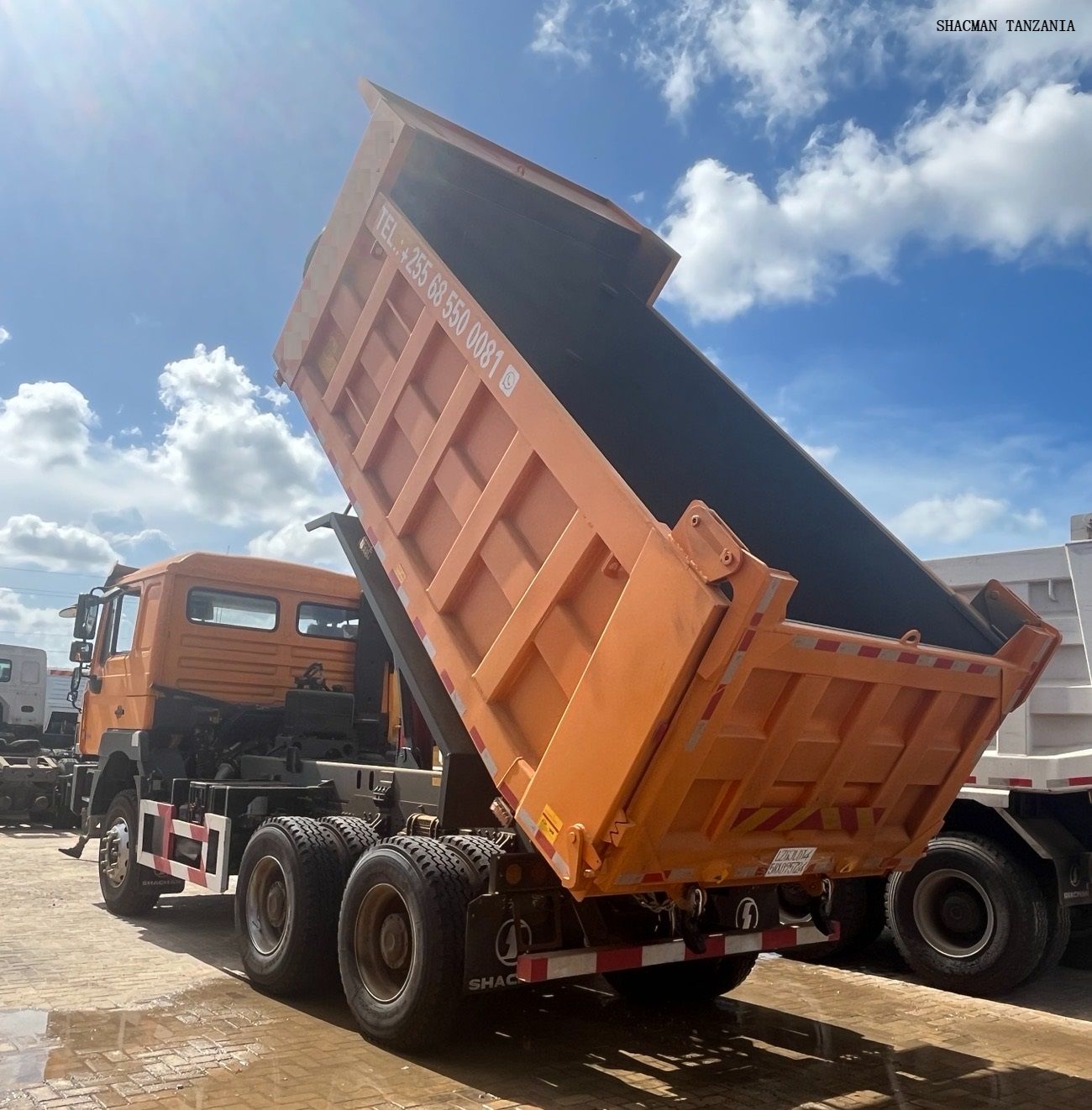 15.5cbm 10-wheel 6*4 300hp SHACMAN tipper available in Tanzania for sale