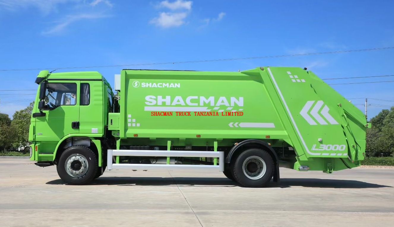 4*2 14cbm SHACMAN L3000 compressed garbage truck for sale 