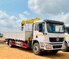 5Ton SHACMAN L3000 crane truck for sale tanzania