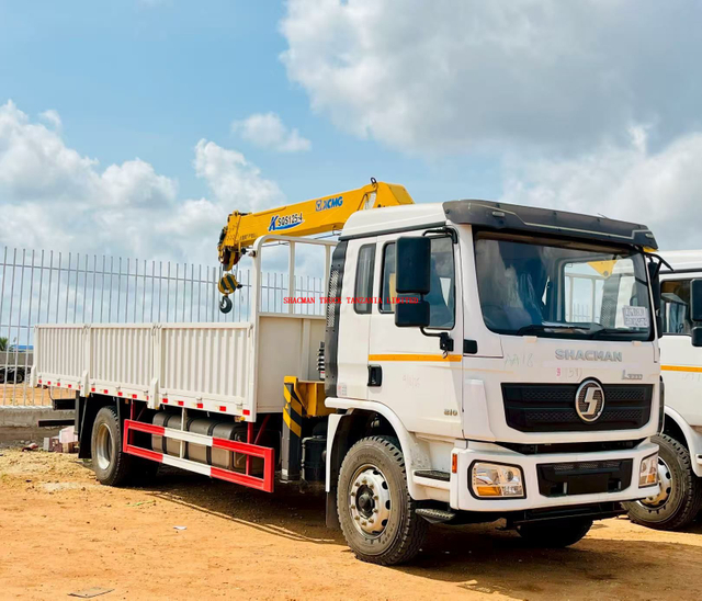5Ton SHACMAN L3000 crane truck for sale tanzania