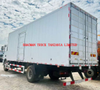 6-wheel 52cbm SHACMAN L3000 dry box truck for sale