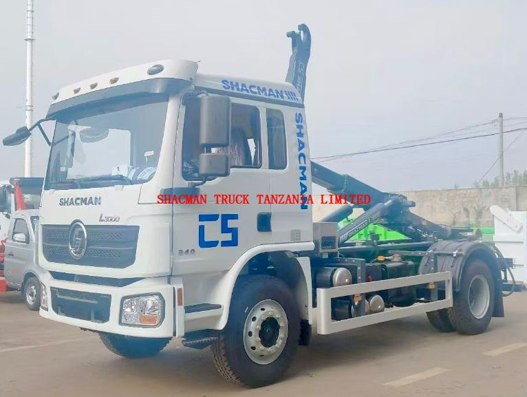 4*2 SHACMAN L3000 garbage truck for sale 