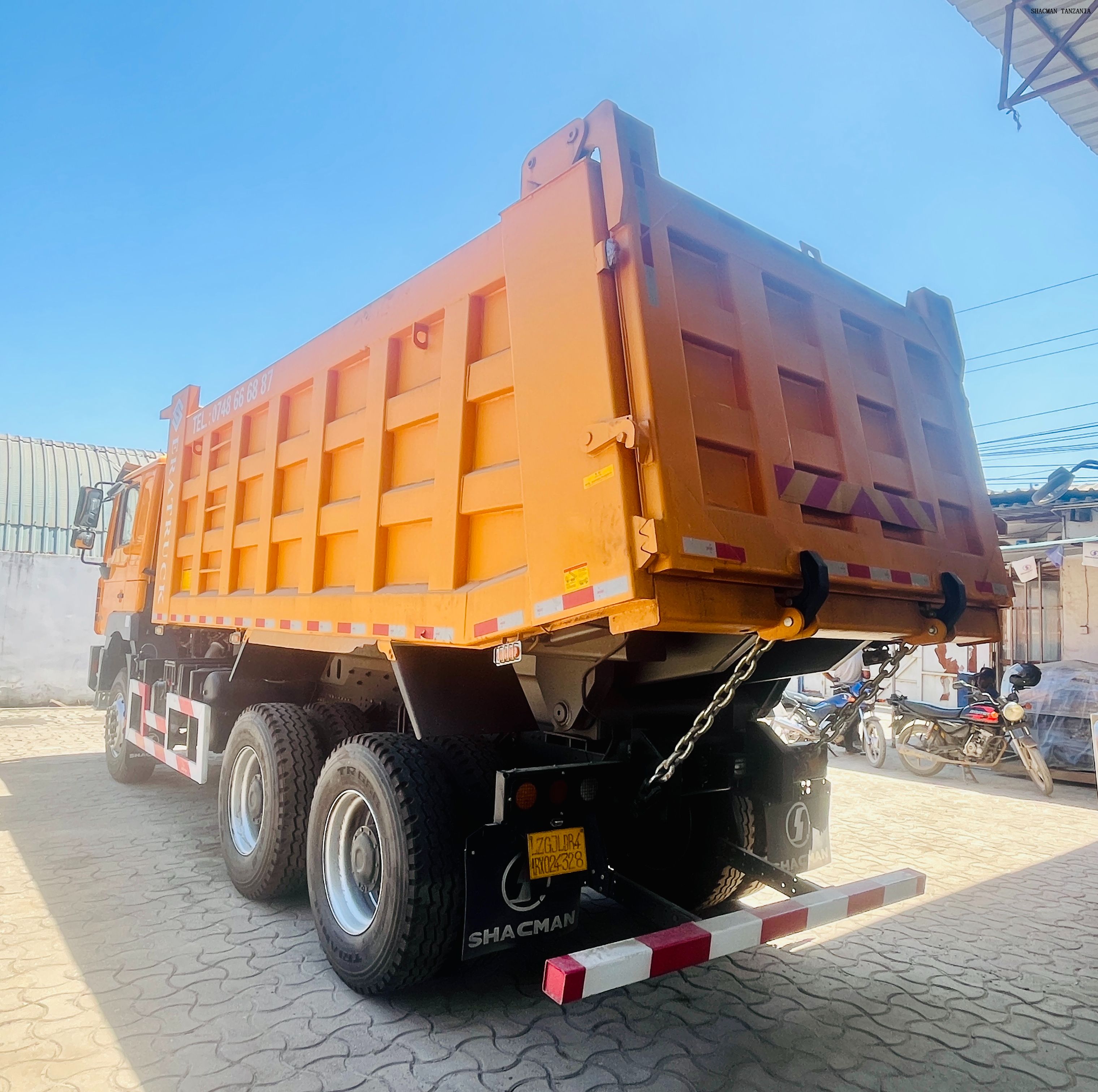 cheap shacman f3000 tipper dump trucks in Tanzania sellling at special price