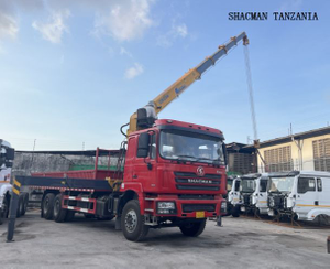 SHACMAN F3000 truck with 12Ton crane