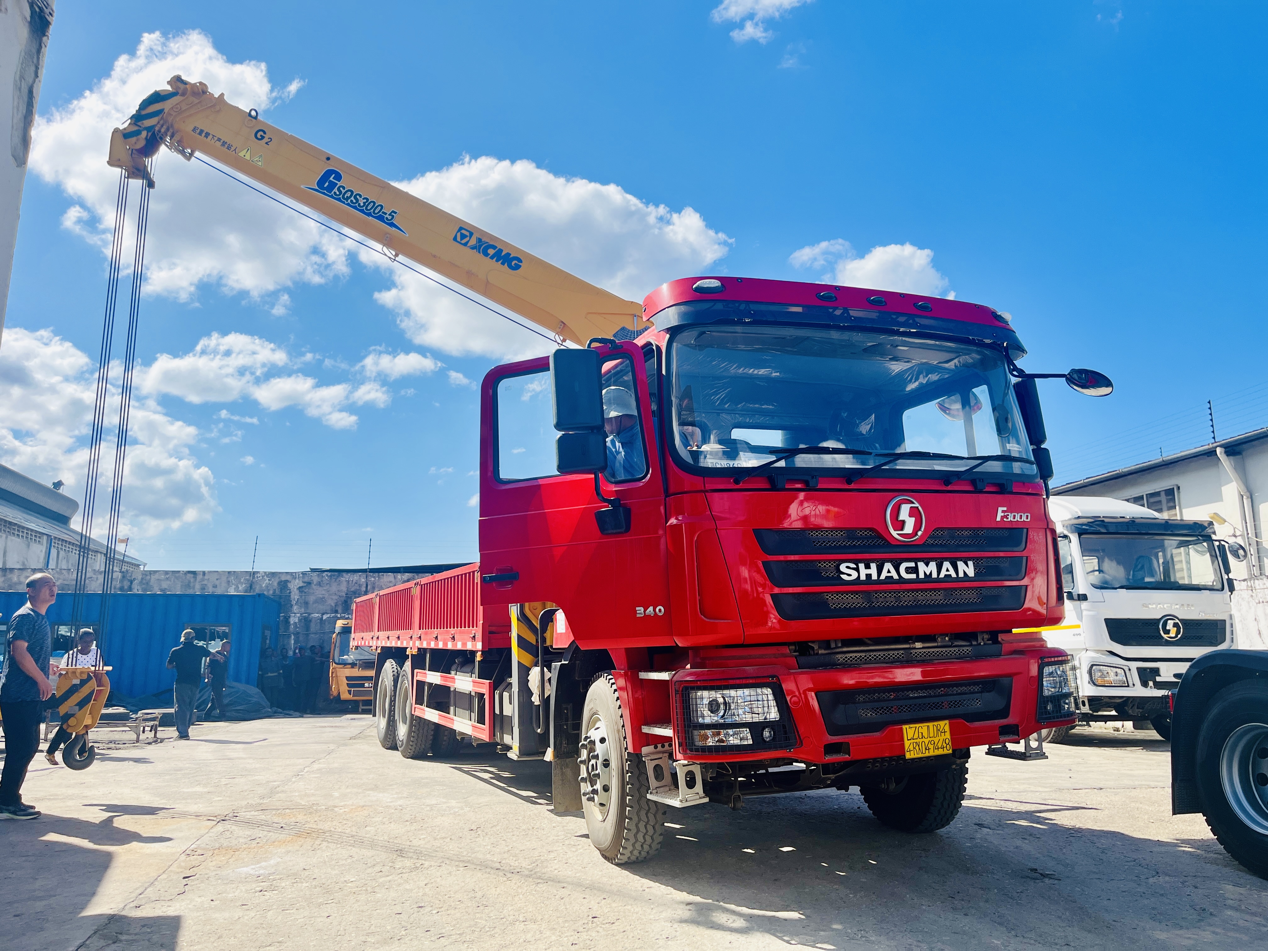 6*4 SHACMAN cranetruck - Buy 6*4 SHACMAN F3000 crane tank Product on ...