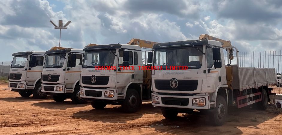 5Ton SHACMAN L3000 crane truck for sale tanzania