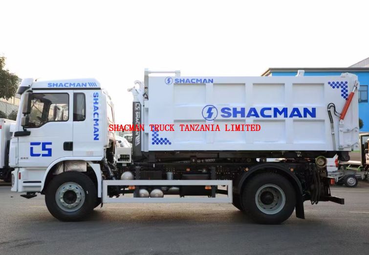4*2 SHACMAN L3000 garbage truck for sale 